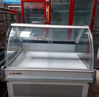 Thanh lý tủ mát trưng bày thực phẩm ALASKA 1M3, máy zin, đẹp lung linh