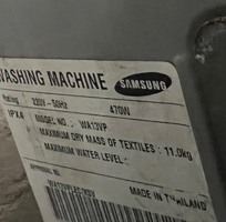 4 Máy giặt Samsung  wa13vp  lồng đúng 11kg