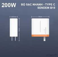 7 Bộ Sạc Nhanh 200W Sendem B15 Cổng Type-C