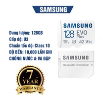 Thẻ nhớ MicroSD SamSung EVO Plus 128 GB