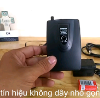 2 Micro choàng đầu, cài áo Shure SH-200 thu phát không dây 30m