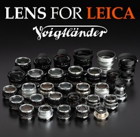 Lens for Leica: Ống Kính Cho Anh Em Chơi Máy Ảnh Leica