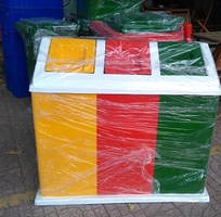 1 Cc thùng rác 3 ngăn - thùng phân loại rác thải