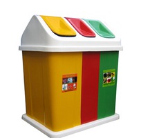 Cc thùng rác 3 ngăn - thùng phân loại rác thải