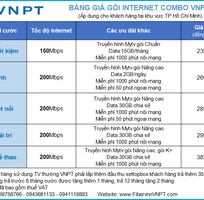 4 Khuyến Mãi Cáp Quang VNPT Tốc độ cao chỉ 165k/tháng - Miễn phí Modem WiFi   2tháng cước