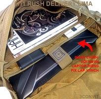3 Túi đeo chéo phong cách chiến thuật 5.11 Rush Delivery Lima