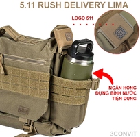 5 Túi đeo chéo phong cách chiến thuật 5.11 Rush Delivery Lima