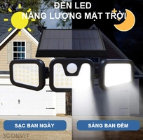 5 Đèn năng lượng mặt trời 74 led tiết kiệm điện gia đình