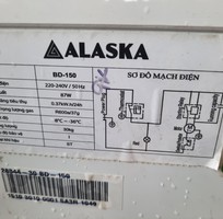 2 Tủ đông Alaska 103 lít BD-150, 91 nguyên zin bảo hành 6 tháng.