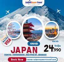 Tour Du Lịch Tokyo - Yamanashi - Núi Phú Sỉ - Ibaraki 4N4Đ