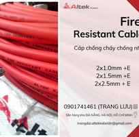 4 Cáp chống cháy chống nhiễu 2Cx1.5mm