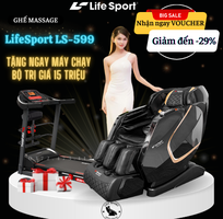Mua Ghế Massage LifeSport LS-599   Tặng Máy Chạy Bộ