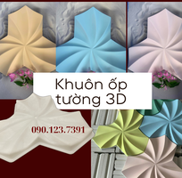 Khuôn ốp tường họa tiết BA CÁNH 3D 300x175x20 mm, nhựa nguyên sinh, dẻo dai chịu lực tốt