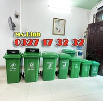 Thùng đựng rác công cộng 120 lít 240 lít giá rẻ kho Minh Khang