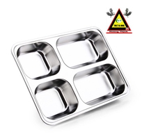 1 Khay cơm văn phòng inox 304 Hàn Quốc