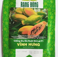 Hạt giống Đu đủ ruột đỏ lai F1 Vĩnh Hưng - Gói lớn 20 hạt