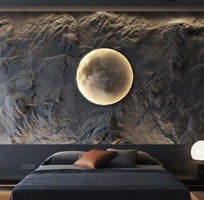2 Đèn mặt trăng decor