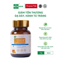 Dung dịch nano curcumin oic giảm đau dạ dày, hành tá tràng hộp 50ml