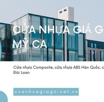 Cửa nhựa giả gỗ Mỹ Ca