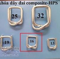 1 Bọ khóa đai Composite 16- Wire buckle 16- THÙNG 1000 cái