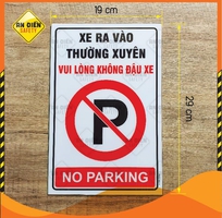 1 Chấm dứt đỗ xe trái phép với biển báo  khu vực không đậu xe - no parking