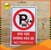 2 Chấm dứt đỗ xe trái phép với biển báo  khu vực không đậu xe - no parking