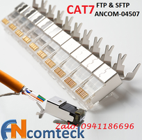 2 Đầu bấm hạt mạng   đầu chụp mạng chống nhiễu FTP Cat6A/Cat7