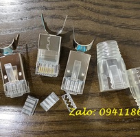 2 Hạt mạng chống nhiễu Cat6A/Cat7, hạt mạng 2 mảnh Cat6 mã  5-558530-2 được phận phối tại Annam