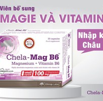 Chela-Mag B6 là thực phẩm bảo vệ sức khỏe được nhập khẩu nguyên hộp chính hãng