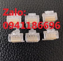 7 Annam chuyên phân phối dự án Đầu bấm hạt mạng RJ45 Cat6 mã 5-554720-3 chân đồng Sole có sẵn hàng