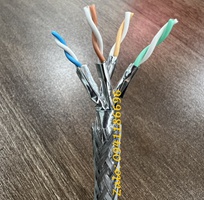 5 Cáp mạng CAT7 bọc đồng chống nhiễu S/FTP, Cáp mạng thang máy Ancomteck sẵn số lượng