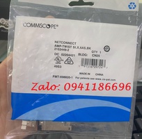 4 Nhân mạng MoDular Jack ComnmScope CAT6A chống nhiễu mã 1711343-2