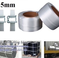 5 Dây đai nhựa composite 25mm- Polyester   PP cuộn 500 mét