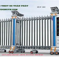 Chuyên cung cáp và lắp đặt cổng xếp tự động tại Bình Định