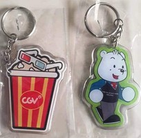 Móc khóa đổ keo mềm theo hình dạng yêu cầu
