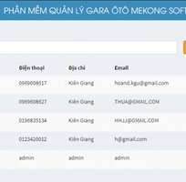 1 Phần mềm quản lý gara ô tô - mekong soft 2010