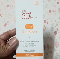 2 Kem Chống Nắng Vật Lý NOBLESSE  Soft Sun Block SPF50 / PA