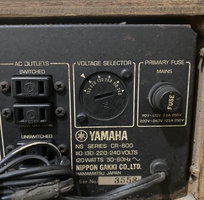 2 Amply Yamaha đài cr600 vỗ gỗ