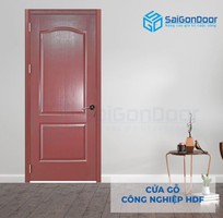 2 Cửa gỗ công nghiệp HDF sơn màu màu sắc đa dạng, phù hợp với nhiều công trình