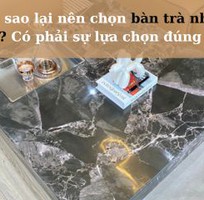 Nên mua bàn trà mặt kính, gỗ, đá hay nhập khẩu  Cách chọn bàn trà phù hợp