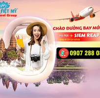Vietjet Air mở đường bay mới Hà Nội-Siem Reap