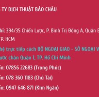 Dịch thuật công chứng Tiếng Hoa Hậu Giang