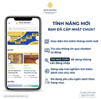 Tính năng mới tại hệ thống Dự Án Việt Nam