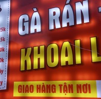 1 Cần Sang nhượng Mặt Bằng và Bộ Tủ   Dụng cụ   bảng hiệu kinh doanh Gà rán thương hiệu Hương vị Việt