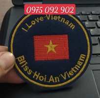 6 Làm đế lót ly vải nỉ thêu tên