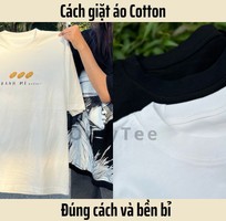 Cách giặt áo cotton