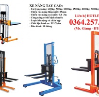 1 Xe nâng tay thấp, xe nâng tay cao chính hãng giá rẻ bảo hành 18 tháng