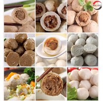 1 Máy viên mọc, giò, chả có nhân thịt bên trong