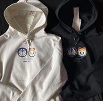 Áo khoác LEVENTS    Doraemon Collab Hoodie  Black, White  hàng chính hãng