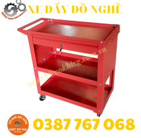 1 Xe đẩy đồ nghề 3 tầng - có ngăn kéo - nửa vách treo